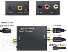 Audio Converter- DAC- Digital to analog Converter محول ديجتال لأنالوج