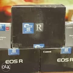 جديد ضمان سنتين Canon EOS R with adaptor للبيع كانون R