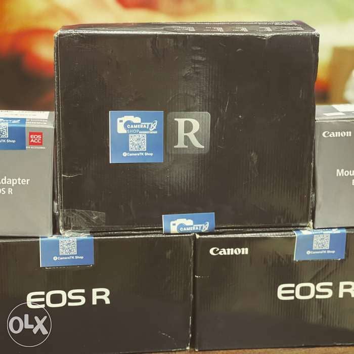 جديد ضمان سنتين Canon EOS R with adaptor للبيع كانون R 0
