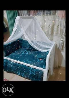 سرير اطفال خشب زاااان عروض العيد 0