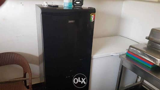 320L One door Black Zanussi Fridge