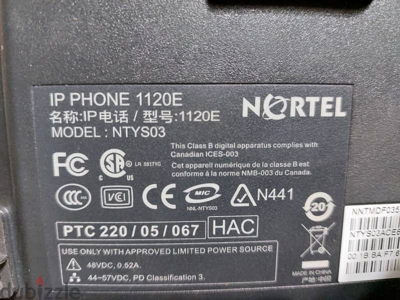 IP Phone - Nortel - IP Phone 1120E 2