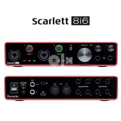 Focusrite Scarlett 8i6 3rd Gen USB Audio Interface 0