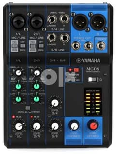 Yamaha MG06 6-Channel Mixer 0