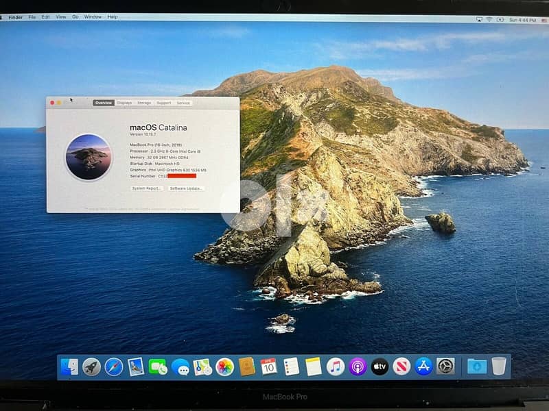 Apple 16" 2019 MacBook Pro Fully Loaded i9 32GB 1TB apple care plus 2