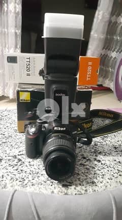 كاميرا Nikon D3500 مع عدسة الوكالة 18-55 مم زيرو 0