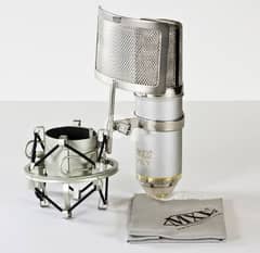 MXL V67GHE Large Capsule Silver Pro Vocal Podcast Recording