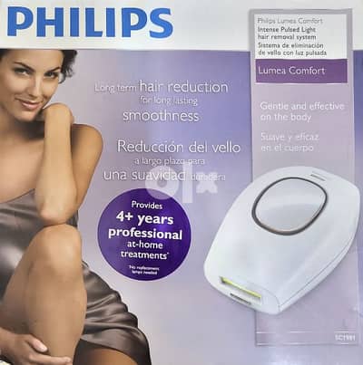 New PHILIPS Lumea Comfort SC1981 IPL for Hair Removal