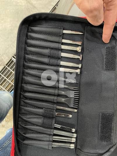 leather crafting tool kit ادوات اعمال الجلود