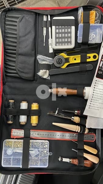 leather crafting tool kit ادوات اعمال الجلود 1