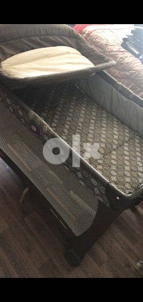 graco bed سرير اطفال مستعمل جريكو قابل للطي