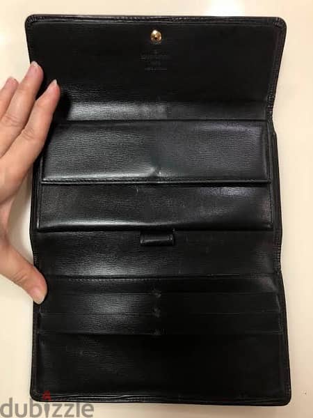 Louis Vuitton Black Epi Porte Tresor International Long Wallet 1