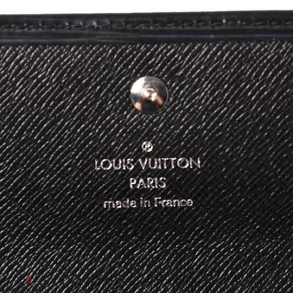 Louis Vuitton Black Epi Porte Tresor International Long Wallet 3