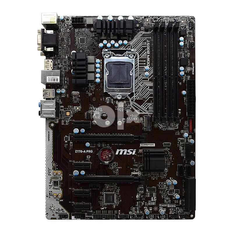 MSI Z170-A PRO + Intel core I5 6600k 1