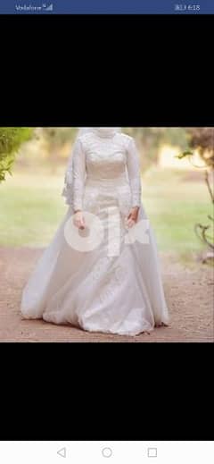 فستان زفاف اقل من تمن الايجار 0