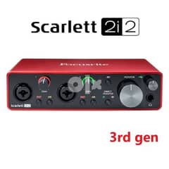 Focusrite Scarlett 2i2 (3rd Gen) Audio Interface 0
