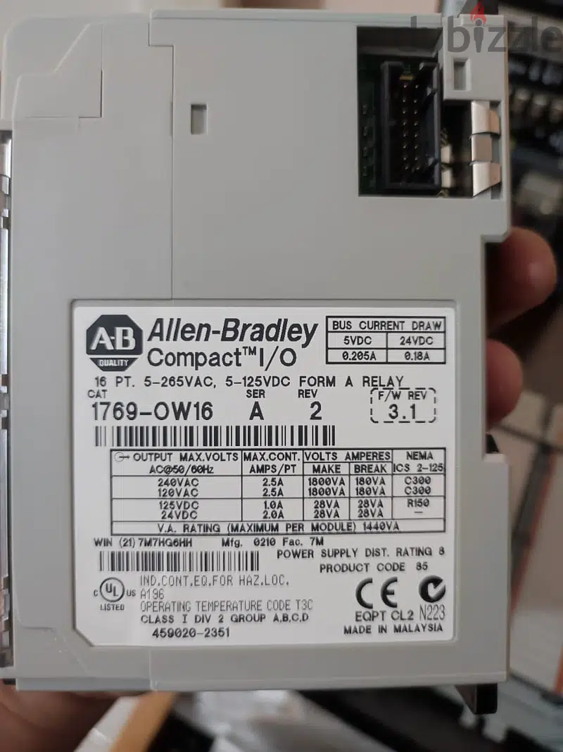 Allen-Bradley PLC- HMI  -Analog-digital input/output modules64985494098305121