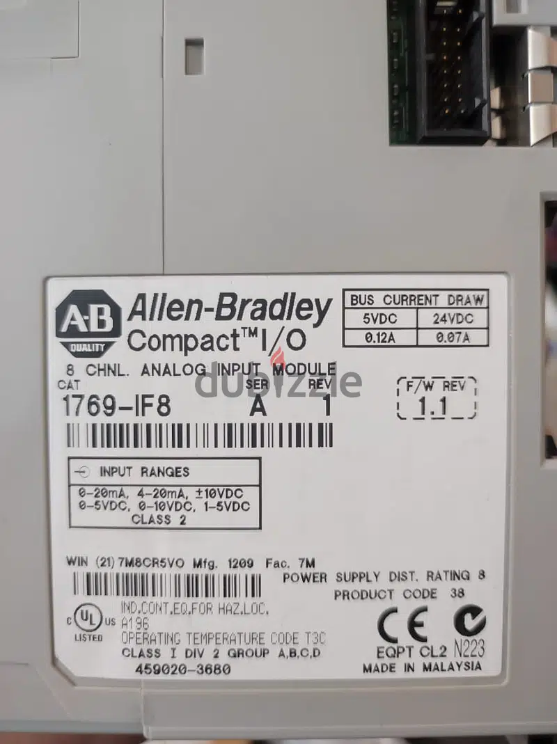 Allen-Bradley PLC- HMI  -Analog-digital input/output modules64985494098305122