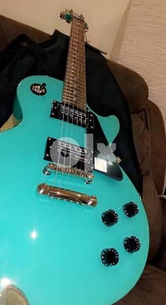 Epiphone les Paul unique turquoise edition 0