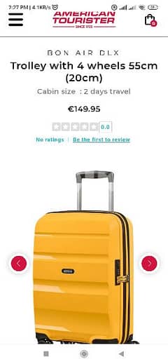 american tourister luggage 0