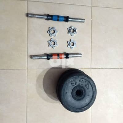 dumbbells 4 kilos*2