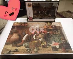 Fluffy bear oriental puzzle 500 pieces 0