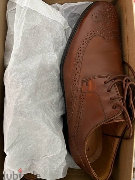 Clarks Brown Leather Shoes 2
