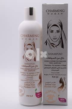 shampoo charming 400ml  vitamin e, b5 sulfate and paraben  free
