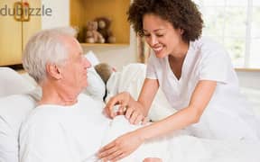 نوفر افضل التمريض المنزلي وجليسات مسنين وذوي الاحتياجات الخاصه