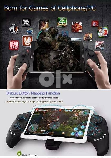 Wireless Bluetooth Controller for mobile, tablet, pc and tv gaming 5