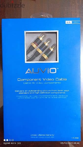 Component Video Cable - AUVIO brand - زيرو جودة عالية من راديوشاك 0