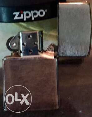 ولاعه zippo اصلي استخدام بسيط + جراب اوريجينال جلد طبيعي + بنزين 355 g