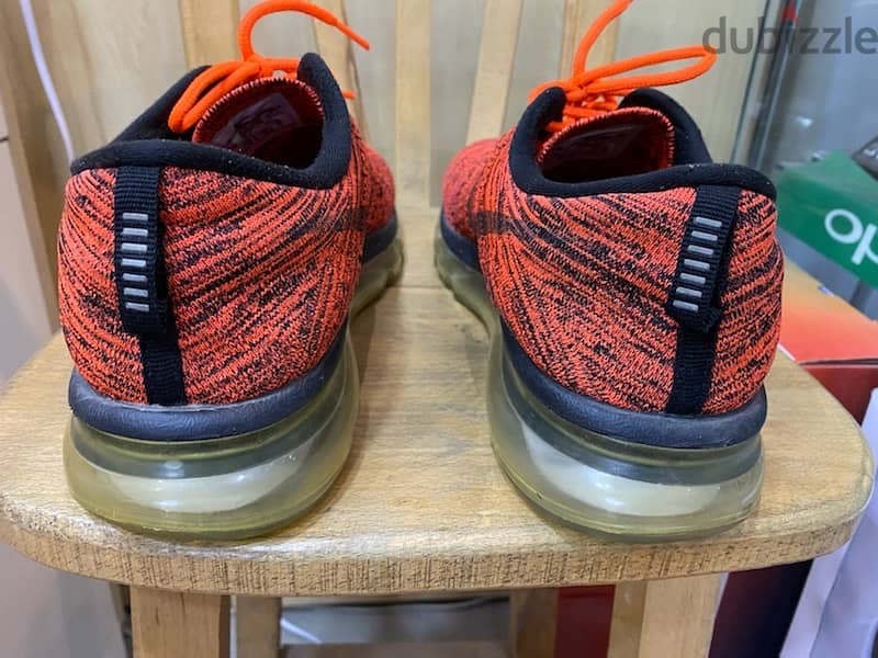 Nike Flyknit Air Max 'Orange Crimson' fits well for size 44 6