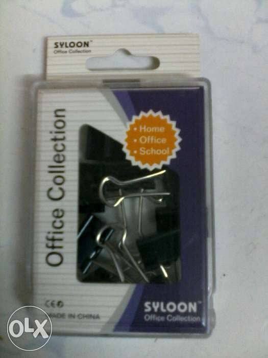 مشبك ورق سليون SYLOON علبة شفاف 1