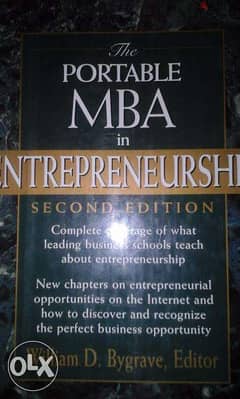 The portable MBA in Entrepreneurship