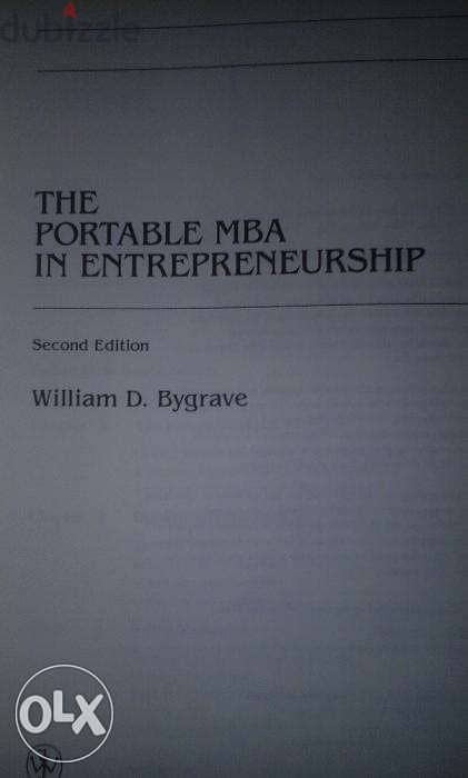 The portable MBA in Entrepreneurship 1