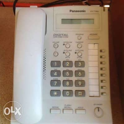 عدة تليفون ديجيتال باناسونيك KX-T7665 تعمل على سنترال باناسونيك