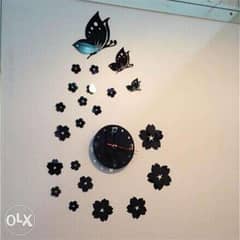 ساعة حائط برواز مراية لافضل شكل في منزلك decorative clock mirror 0