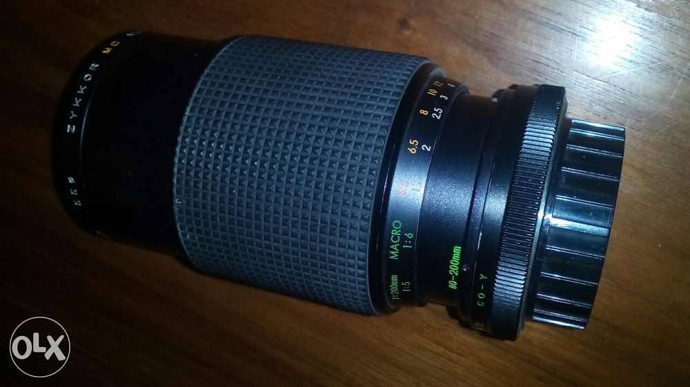Lens Zykkor Japan 1:4.5 / 80-200mm عدسة زيكور 1