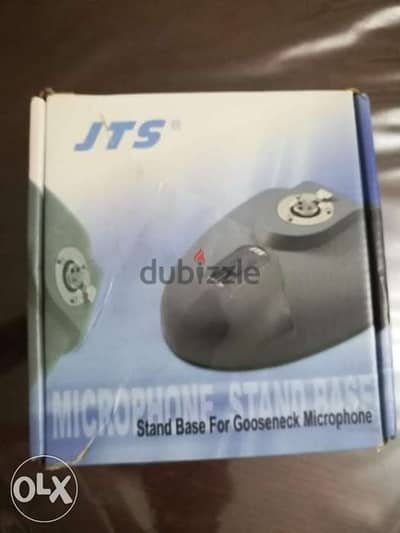JTS ST-5030 Universal Gooseneck Microphone Stand Base 1