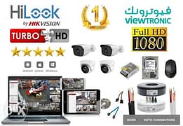 نظام مراقبة وانذار 4 كاميرات 2 ميجا من Hikvision الاولي عالميا 0