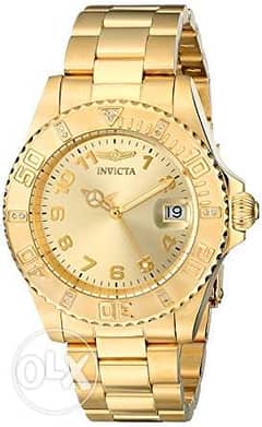 Invicta Women's 15249 Pro Diver 18k Yellow Gold Ion-Plated Stainless S 0