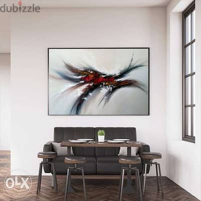 Modern big abstract painting art home decor