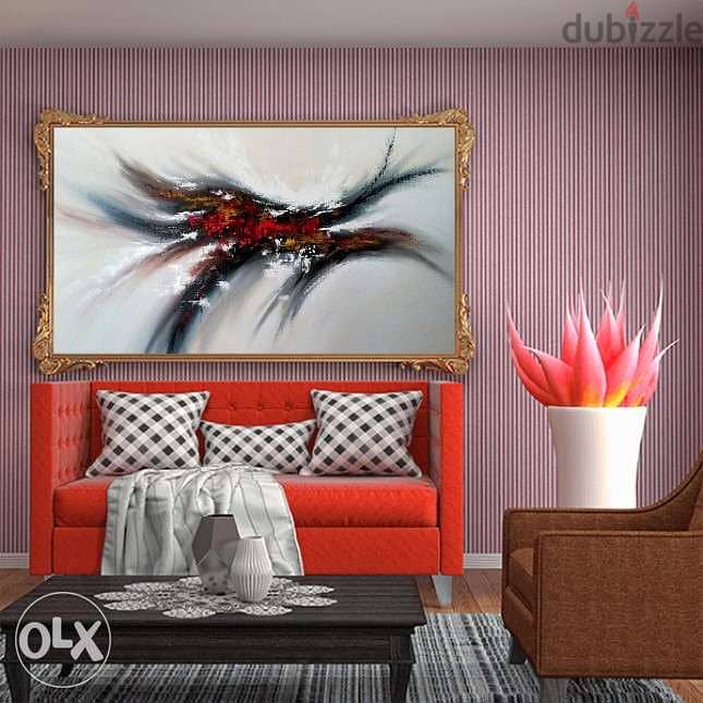 Modern big abstract painting art home decor 2