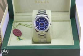 Rolex Sky-Dweller Blue Dial ساعة رولكس سكاى دويلر 0