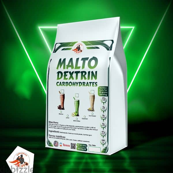 Carbohydrates Maltodextrin for weight gaining 1.5kg 1