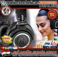 Audio-Technica ATH-M50x Professional Studio Monitor Headphones 0