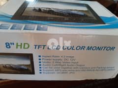 8 HD tft LCD color monitor 0
