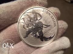 جالوس القطعة الأولى في سلسلة ZI:SIN الكورية من الفضة الخالصة 99.9% 0