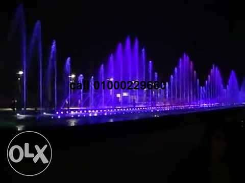 النافورة الراقصة الموسيقية الجدريات المائية dmx led strip rgb 2